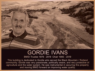 Plaque Gordie Ivans